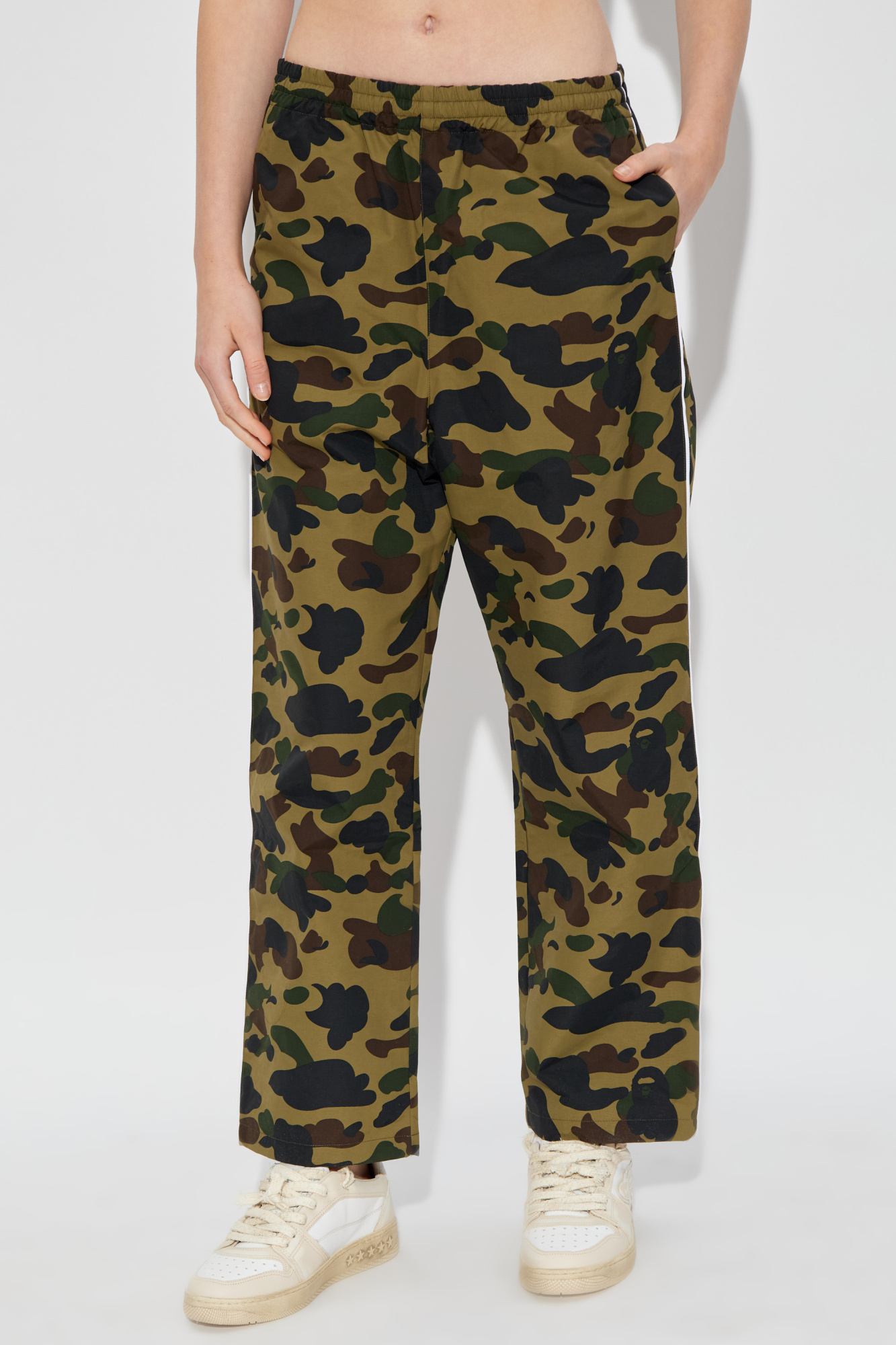A BATHING APE® Pants with camo pattern | Women's | Vitkac